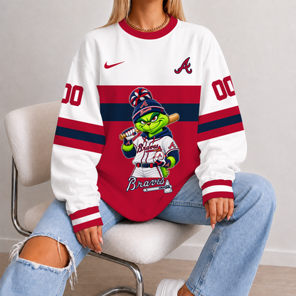 [FLASH SALE] NEW CUSTOMIZED MLB09 ABS ATLANTA BRAVES UNISEX SWEATSHIRT