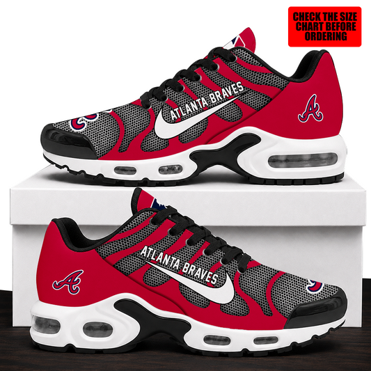 [FLASH SALE] NEW CUSTOMIZED MLB09 ABS ATLANTA BRAVES AIR MAX PLUS SNEAKERS