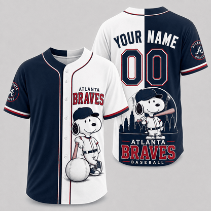 [FLASH SALE] NEW CUSTOMIZED MLB09 ABS ATLANTA BRAVES BASEBALL JERSEY