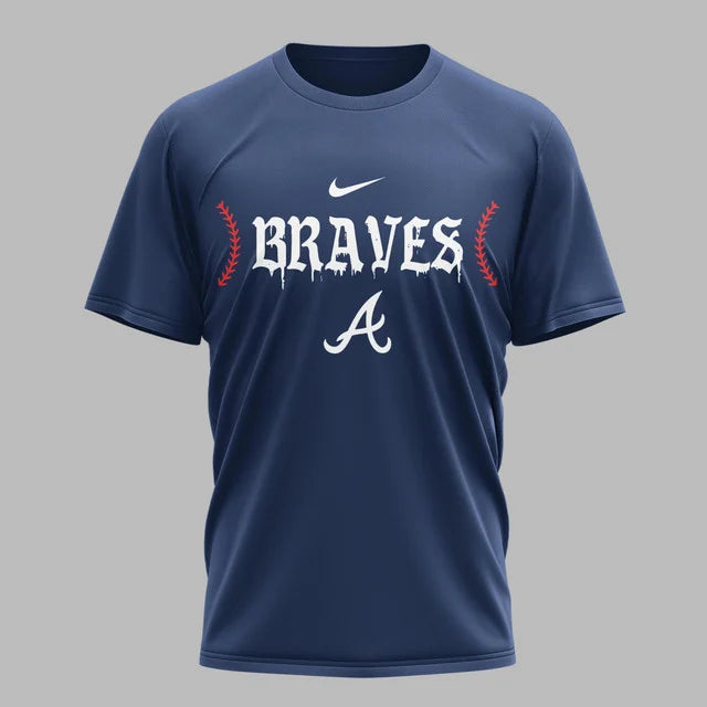 [FLASH SALE] NEW CUSTOMIZED MLB09 ABS ATLANTA BRAVES MUTICOLOR T-SHIRT
