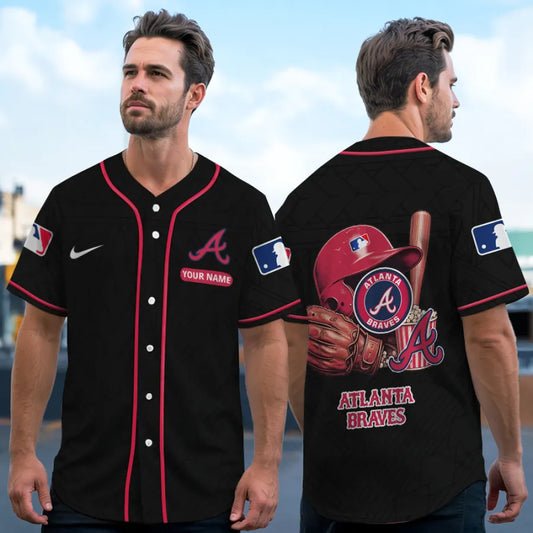 [FLASH SALE] NEW CUSTOMIZED MLB09 ABS ATLANTA BRAVES BASEBALL JERSEY