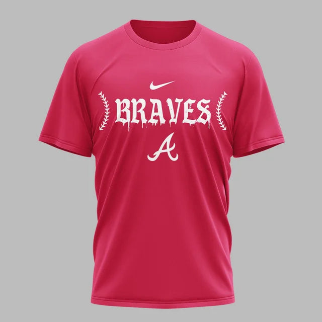 [FLASH SALE] NEW CUSTOMIZED MLB09 ABS ATLANTA BRAVES MUTICOLOR T-SHIRT