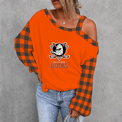 [SUPER SALE] NEW CUSTOMIZED NHL09 AHD ANAHEIM DUCKS DROP SHOULDER SWEATSHIRT