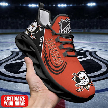 [SUPER SALE] NEW CUSTOMIZED NHL09 AHD AH DUCKS PREMIUM CLUNKY SNEAKERS