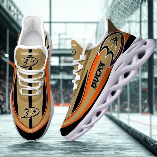 [SUPER SALE ] NEW CUSTOMIZED NHL09 AHD ANAHEIM DUCKS MAX SOUL SHOES