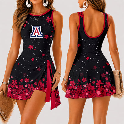 [FAN FAVORITE] NEW CUSTOMIZED NCAA MAM09 ARW ARIZONA WILDCATS WOMEN'S SUMMER SKORT DRESS
