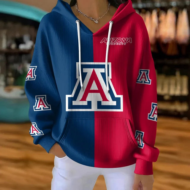 [FAN FAVORITE] NEW CUSTOMIZED NCAA MAM09 ARW ARIZONA WILDCATS STRAPPY RIBBED HOODIE & SWEATSHIRT