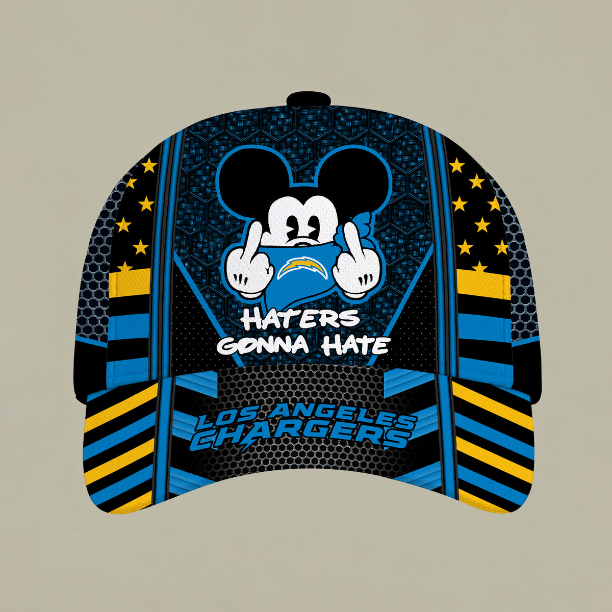 [SPECIAL OFFER] NEW CUSTOMIZED NFL09 LAC LOS ANGELES CHARGERS CLASSIC CAP