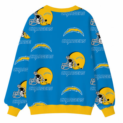 [SPECIAL OFFER] NEW CUSTOMIZED NFL09 LAC LOS ANGELES CHARGERS CARDIGAN