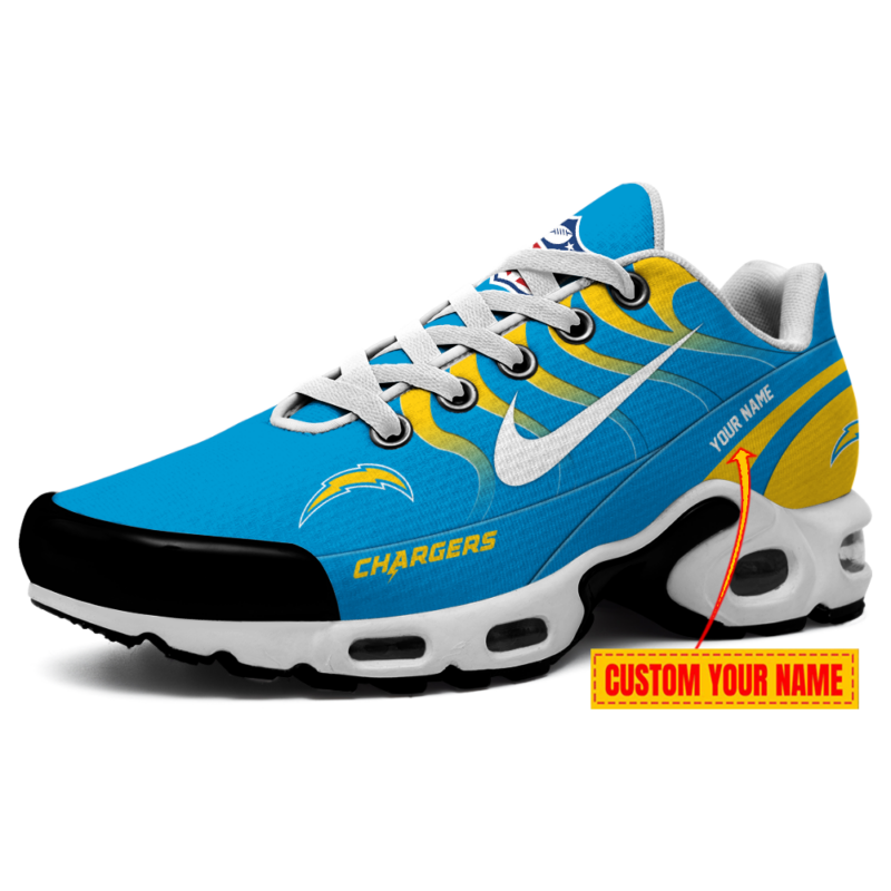 [SPECIAL OFFER] NEW CUSTOMIZED NFL09 LAC LOS ANGELES CHARGERS AIR MAX PLUS SNEAKERS