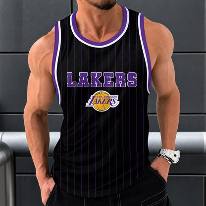 [HOT DEAL] NEW CUSTOMIZED NBA09 LLA LOS ANGELES LAKERS UNISEX TANK TOP