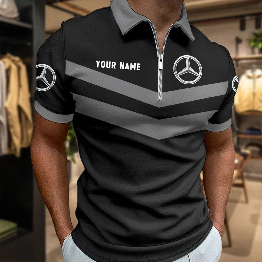 [FAN MUST-HAVE] NEW CUSTOMIZED F109 MER MERCEDES ZIP POLO SHIRT