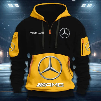 [FAN MUST-HAVE] NEW CUSTOMIZED F109 MER MERCEDES QUARTER ZIP HOODIE