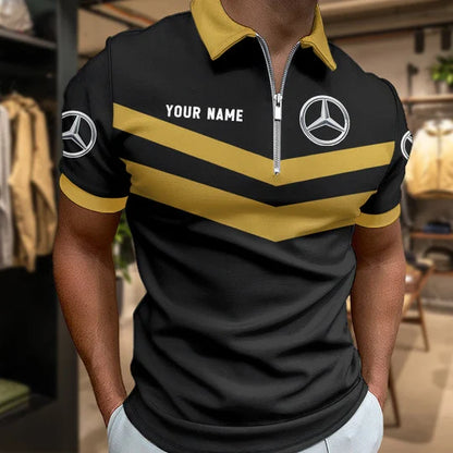[FAN MUST-HAVE] NEW CUSTOMIZED F109 MER MERCEDES ZIP POLO SHIRT