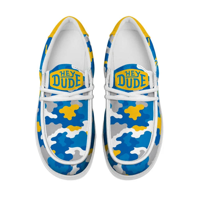 [SPECIAL OFFER] NEW CUSTOMIZED NFL09 LAC LOS ANGELES CHARGERS LOAFER SHOES