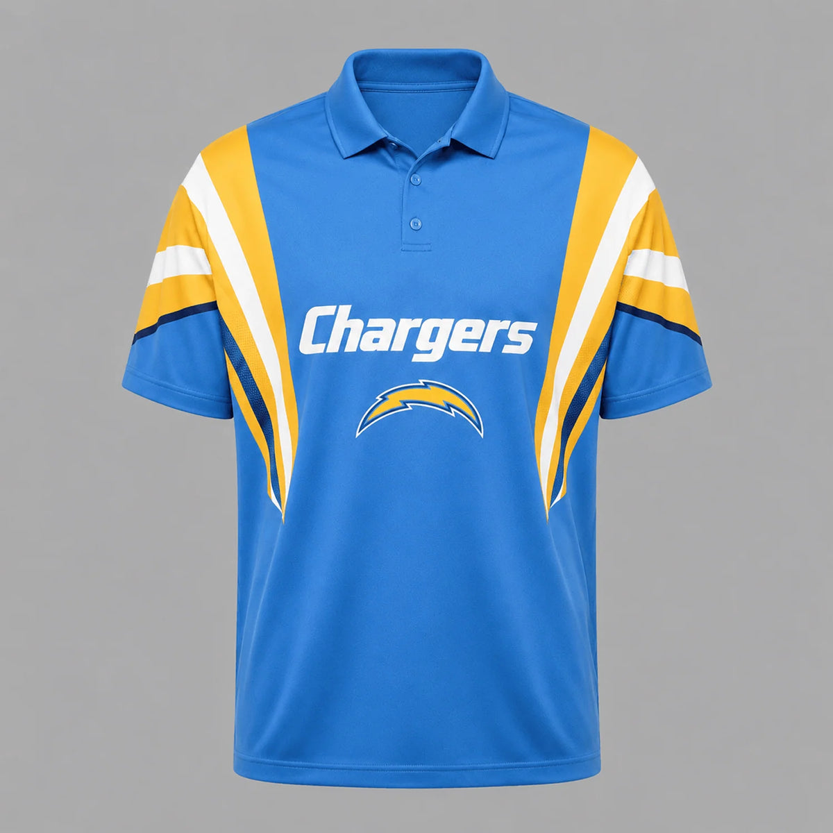 [SPECIAL OFFER] NEW CUSTOMIZED NFL09 LAC LOS ANGELES CHARGERS POLO SHIRT