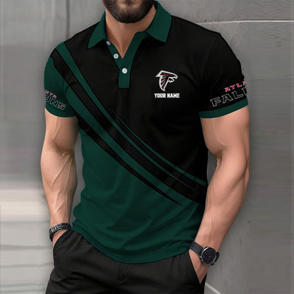 [SPECIAL OFFER] NEW CUSTOMIZED NFL18 ATF ATLANTA FALCONS POLO SHIRT