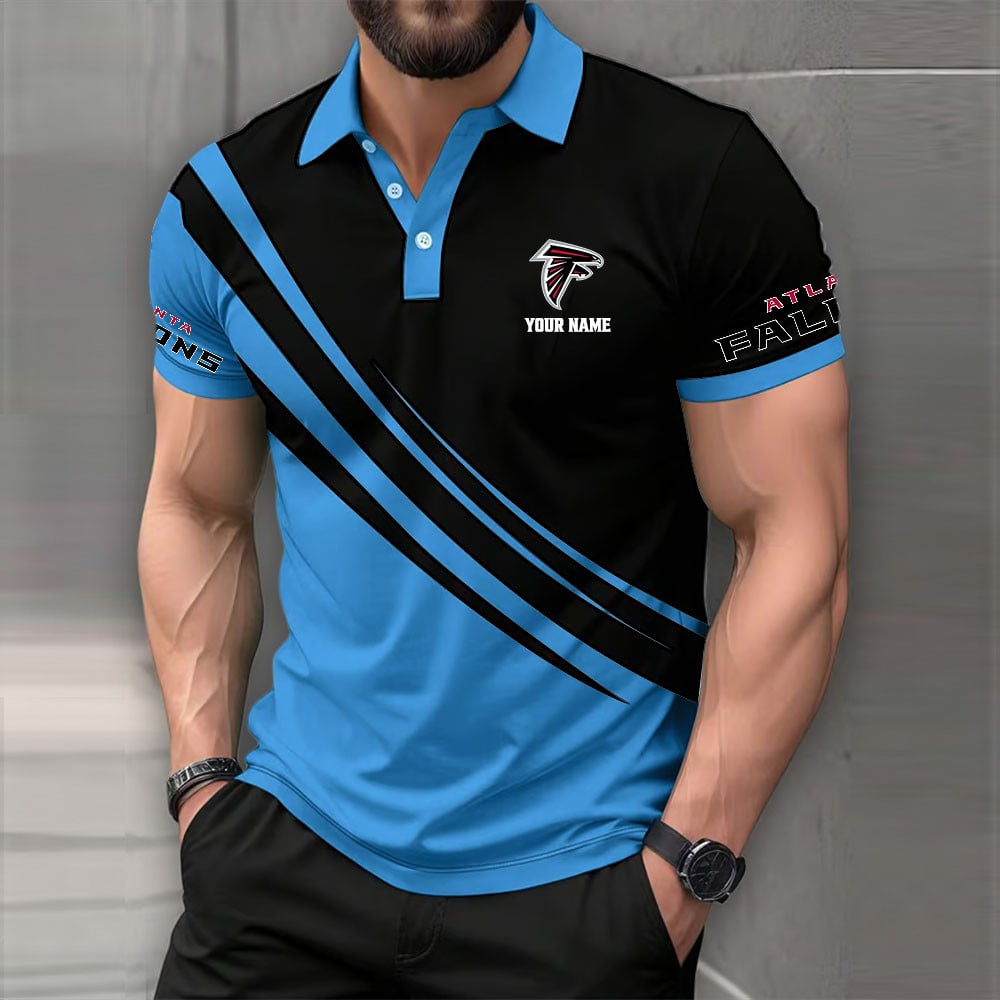 [SPECIAL OFFER] NEW CUSTOMIZED NFL18 ATF ATLANTA FALCONS POLO SHIRT