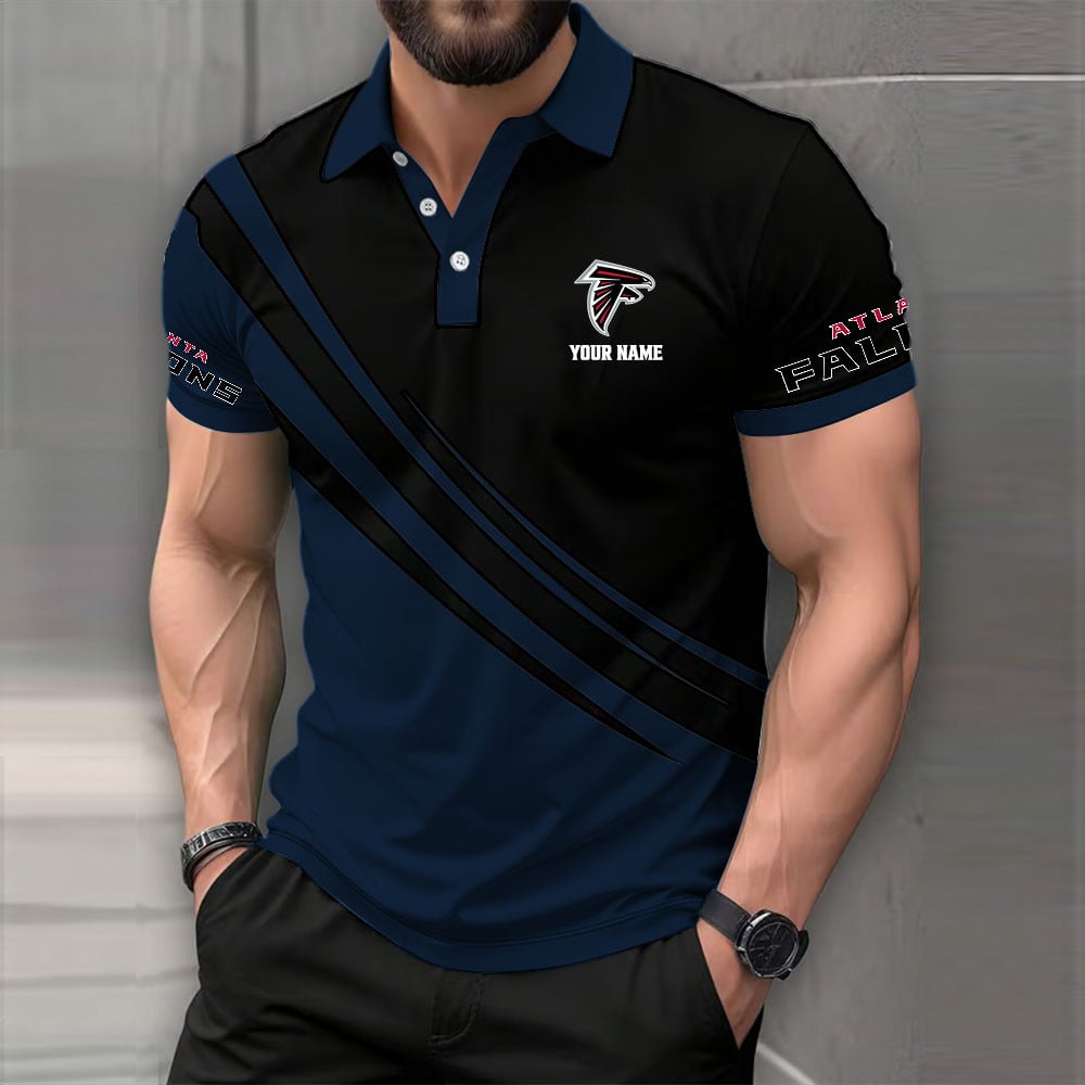 [SPECIAL OFFER] NEW CUSTOMIZED NFL18 ATF ATLANTA FALCONS POLO SHIRT
