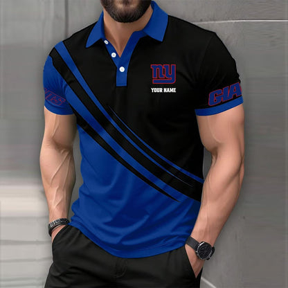 [SPECIAL OFFER] NEW CUSTOMIZED NFL32 NYG NEW YORK GIANTS POLO SHIRT