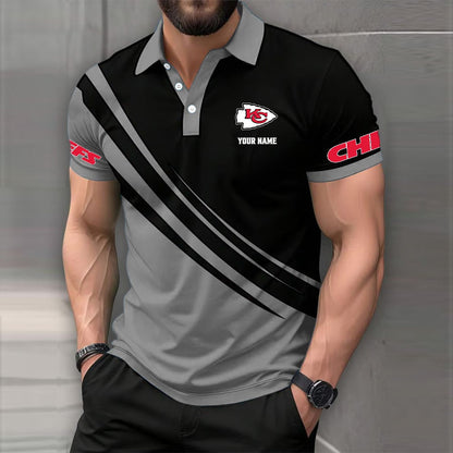 [SPECIAL OFFER] NEW CUSTOMIZED NFL01 KCC KANSAS CITY CHIEFS POLO SHIRT