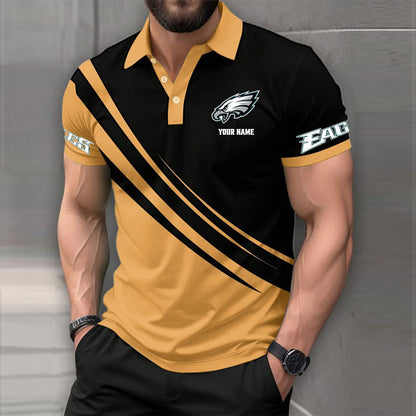 [SPECIAL OFFER] NEW CUSTOMIZED NFL02 PPE PHILADELPHIA EAGLES POLO SHIRT