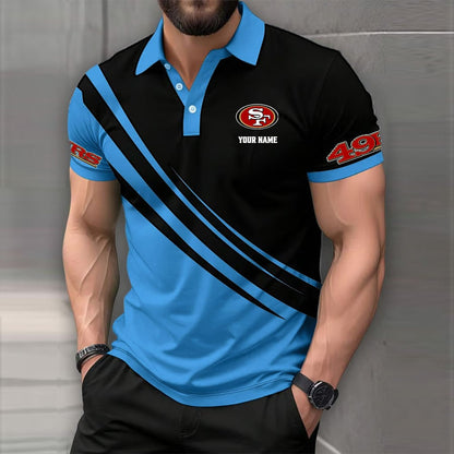 [SPECIAL OFFER] NEW CUSTOMIZED NFL11 SF49 SAN FRANCISCO 49ERS POLO SHIRT