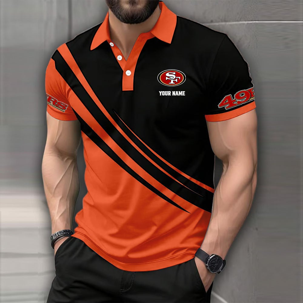 [SPECIAL OFFER] NEW CUSTOMIZED NFL11 SF49 SAN FRANCISCO 49ERS POLO SHIRT