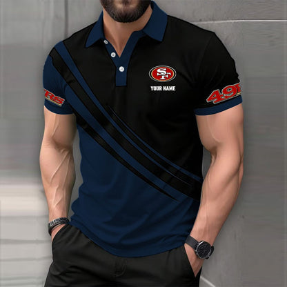[SPECIAL OFFER] NEW CUSTOMIZED NFL11 SF49 SAN FRANCISCO 49ERS POLO SHIRT