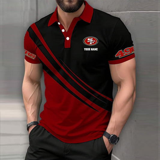 [SPECIAL OFFER] NEW CUSTOMIZED NFL11 SF49 SAN FRANCISCO 49ERS POLO SHIRT