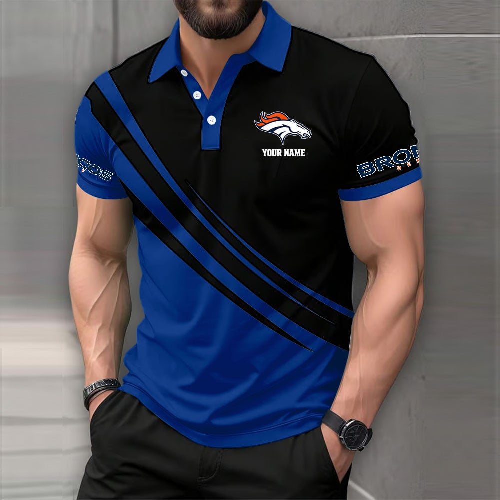 [SPECIAL OFFER] NEW CUSTOMIZED NFL13 DVB DENVER BRONCOS POLO SHIRT