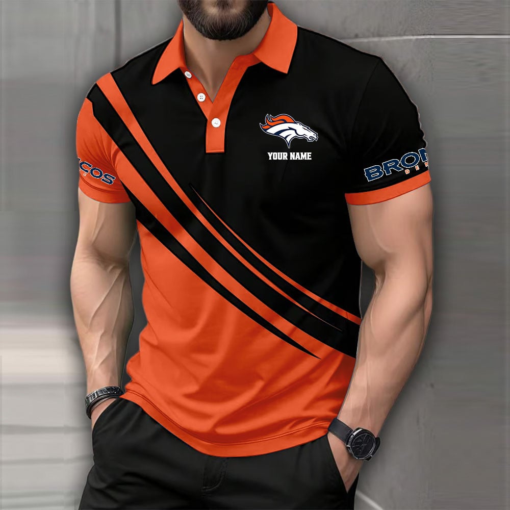 [SPECIAL OFFER] NEW CUSTOMIZED NFL13 DVB DENVER BRONCOS POLO SHIRT