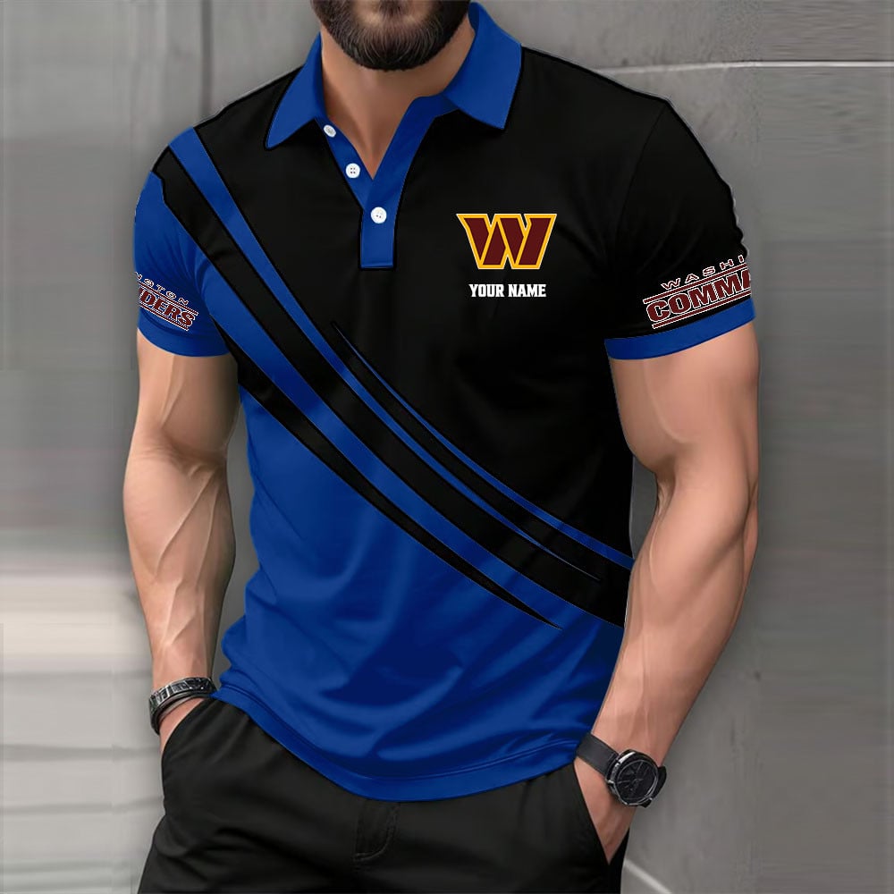 [SPECIAL OFFER] NEW CUSTOMIZED NFL12 WTC WASHINGTON COMMANDERS POLO SHIRT