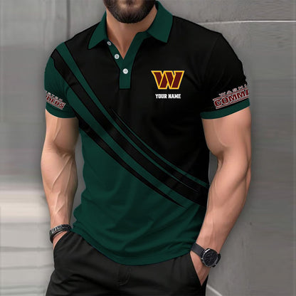 [SPECIAL OFFER] NEW CUSTOMIZED NFL12 WTC WASHINGTON COMMANDERS POLO SHIRT
