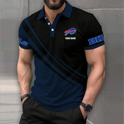 [SPECIAL OFFER] NEW CUSTOMIZED NFL03 BFB BUFFALO BILLS POLO SHIRT