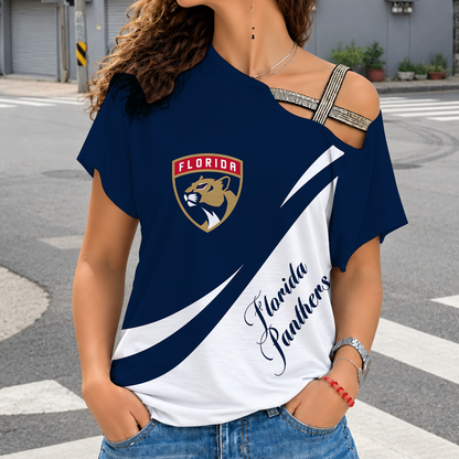 [SUPER SALE] NEW CUSTOMIZED NHL01 FPT FLORIDA PANTHERS SHOULDER SHIRT