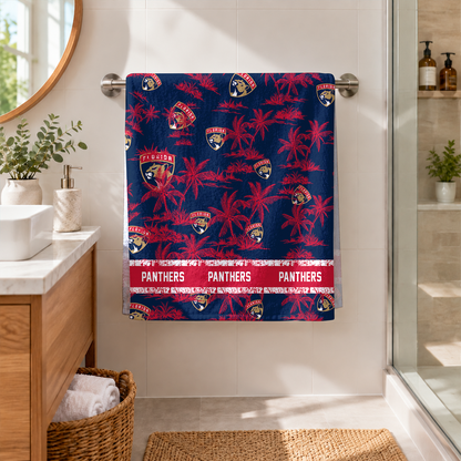[SUPER SALE] NEW CUSTOMIZED NHL01 FPT FLORIDA PANTHERS BEACH TOWEL
