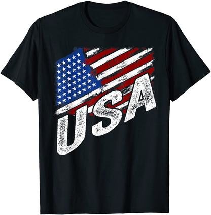Patriotic USA T-Shirt – American Flag Graphic Tee 01