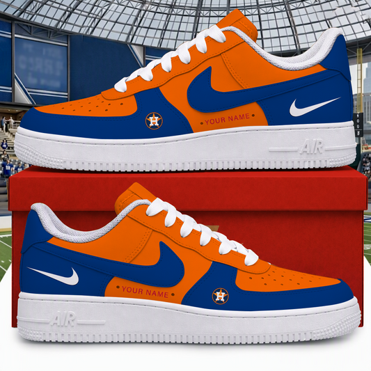 [FLASH SALE] NEW CUSTOMIZED MLB10 HAS HOUSTON ASTROS AF1 SHOES
