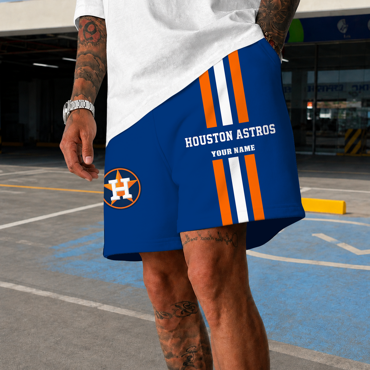 [FLASH SALE] NEW PREMIUM MLB10 HAS HOUSTON ASTROS SHORT PANTS