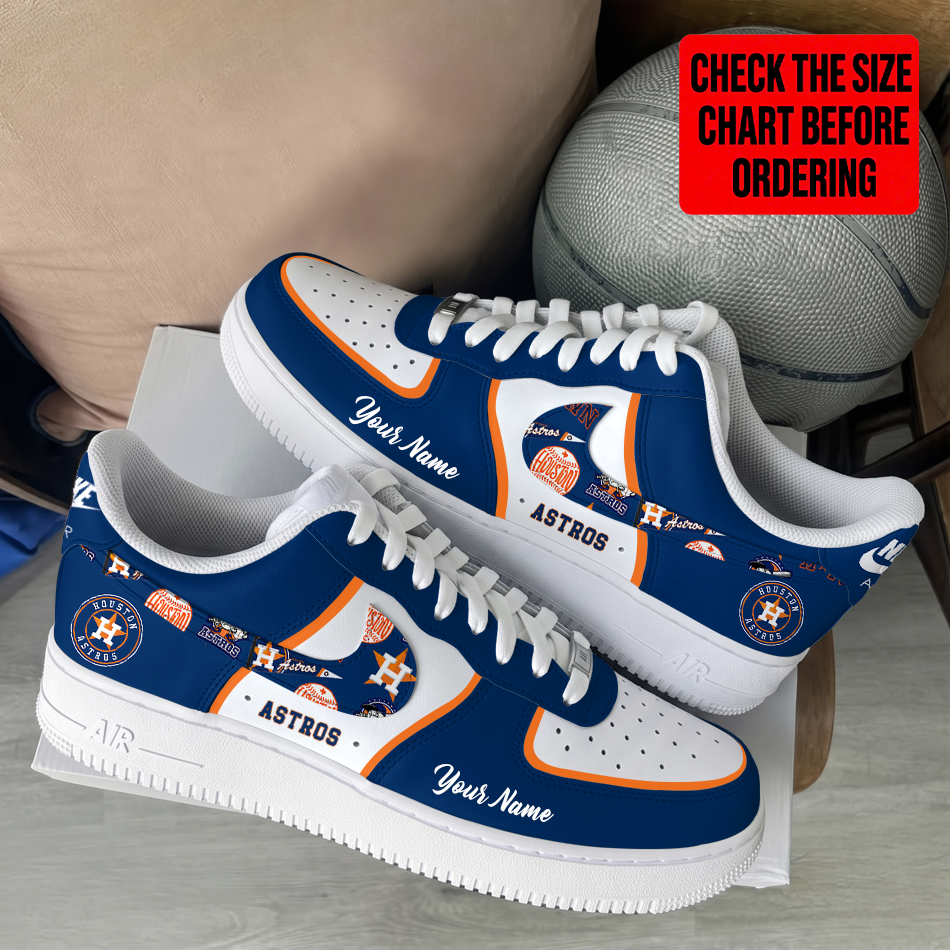 [FLASH SALE] NEW CUSTOMIZED MLB10 HAS HOUSTON ASTROS AF1 SHOES