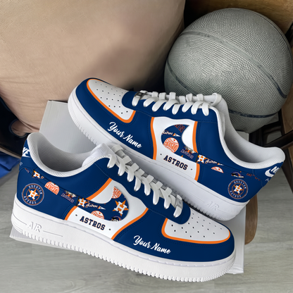 [FLASH SALE] NEW CUSTOMIZED MLB10 HAS HOUSTON ASTROS AF1 SHOES