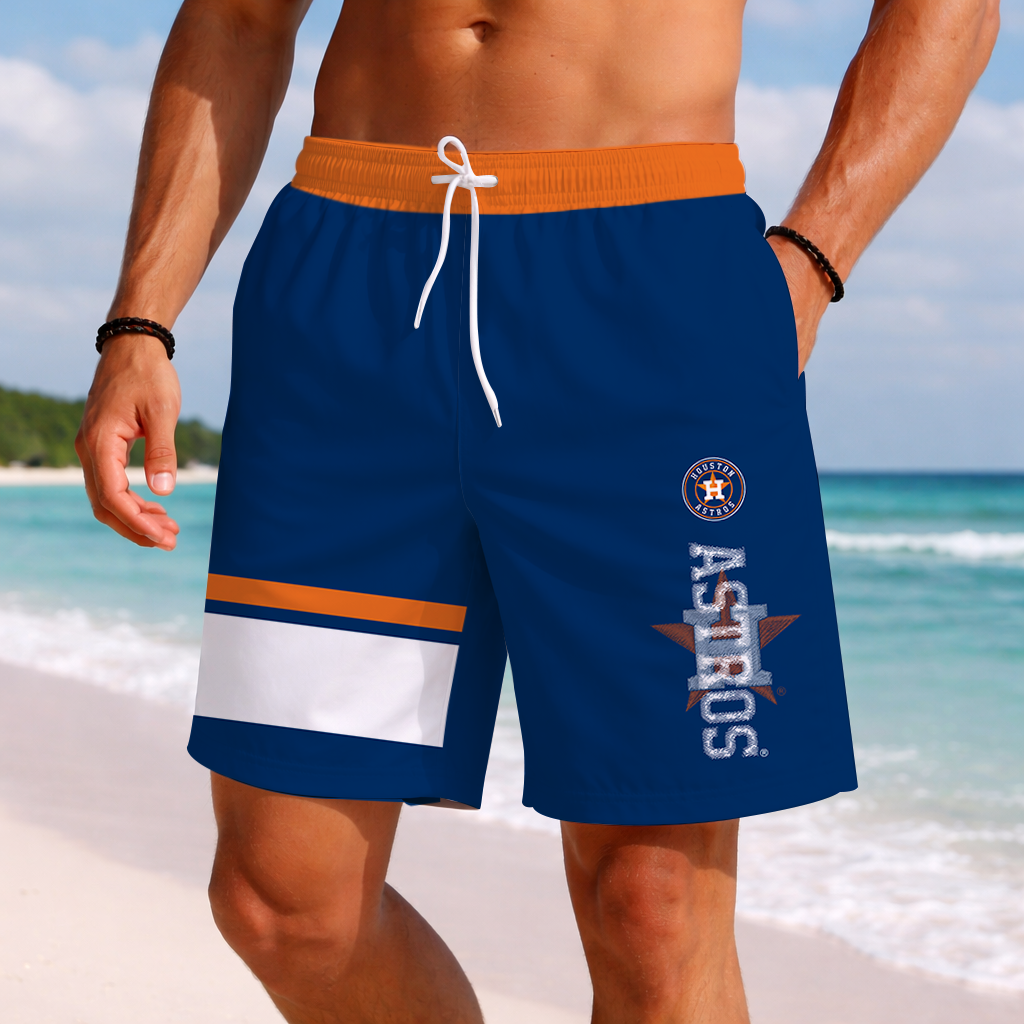[FLASH SALE] NEW PREMIUM MLB10 HAS HOUSTON ASTROS BASEBALL SHORT PANTS