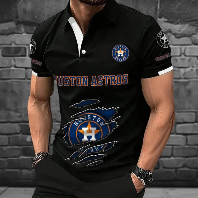 [FLASH SALE] NEW CUSTOMIZED MLB10 HAS HOUSTON ASTROS POLO SHIRT