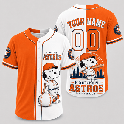 [FLASH SALE] NEW CUSTOMIZED MLB10 HAS HOUSTON ASTROS BASEBALL JERSEY