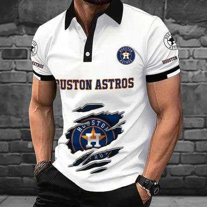 [FLASH SALE] NEW CUSTOMIZED MLB10 HAS HOUSTON ASTROS POLO SHIRT