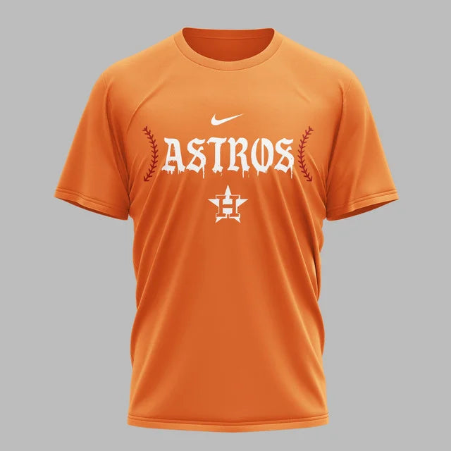 [FLASH SALE] NEW CUSTOMIZED MLB10 HAS HOUSTON ASTROS MUTICOLOR T-SHIRT