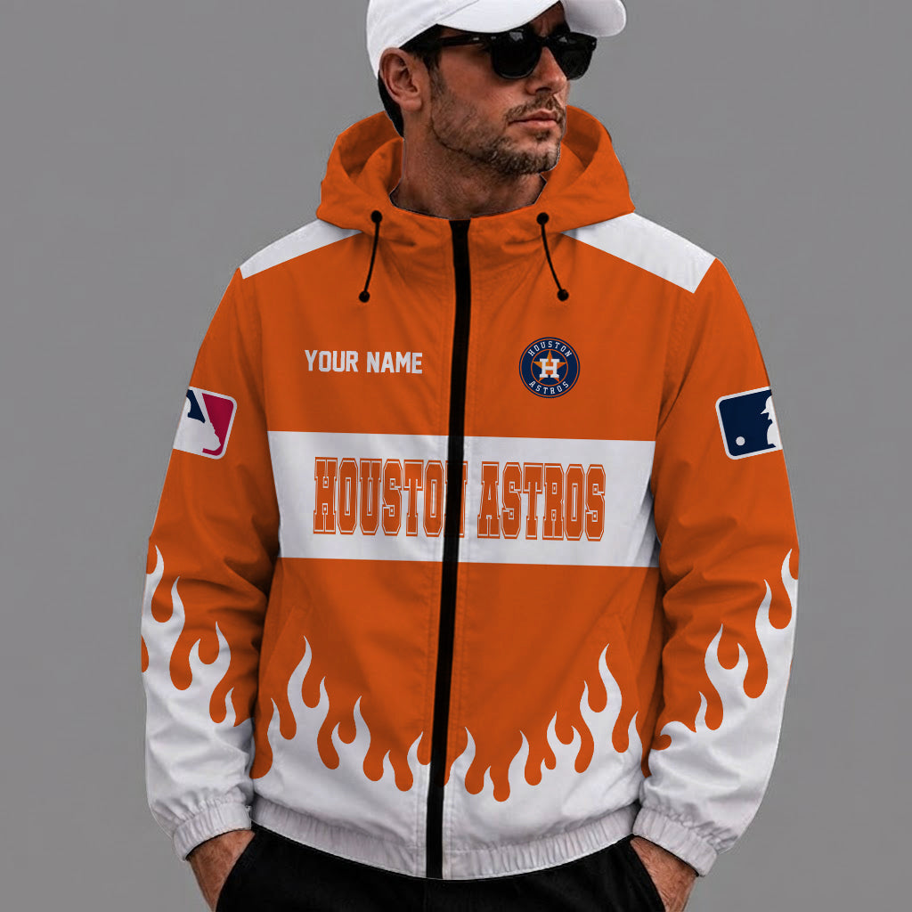 [FLASH SALE] NEW CUSTOMIZED MLB10 HAS HOUSTON ASTROS WINDBREAKER JACKET