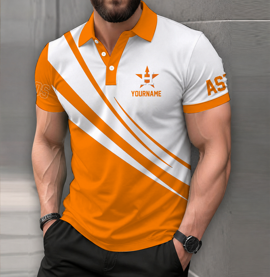 [FLASH SALE] NEW CUSTOMIZED MLB10 HAS HOUSTON ASTROS POLO SHIRT