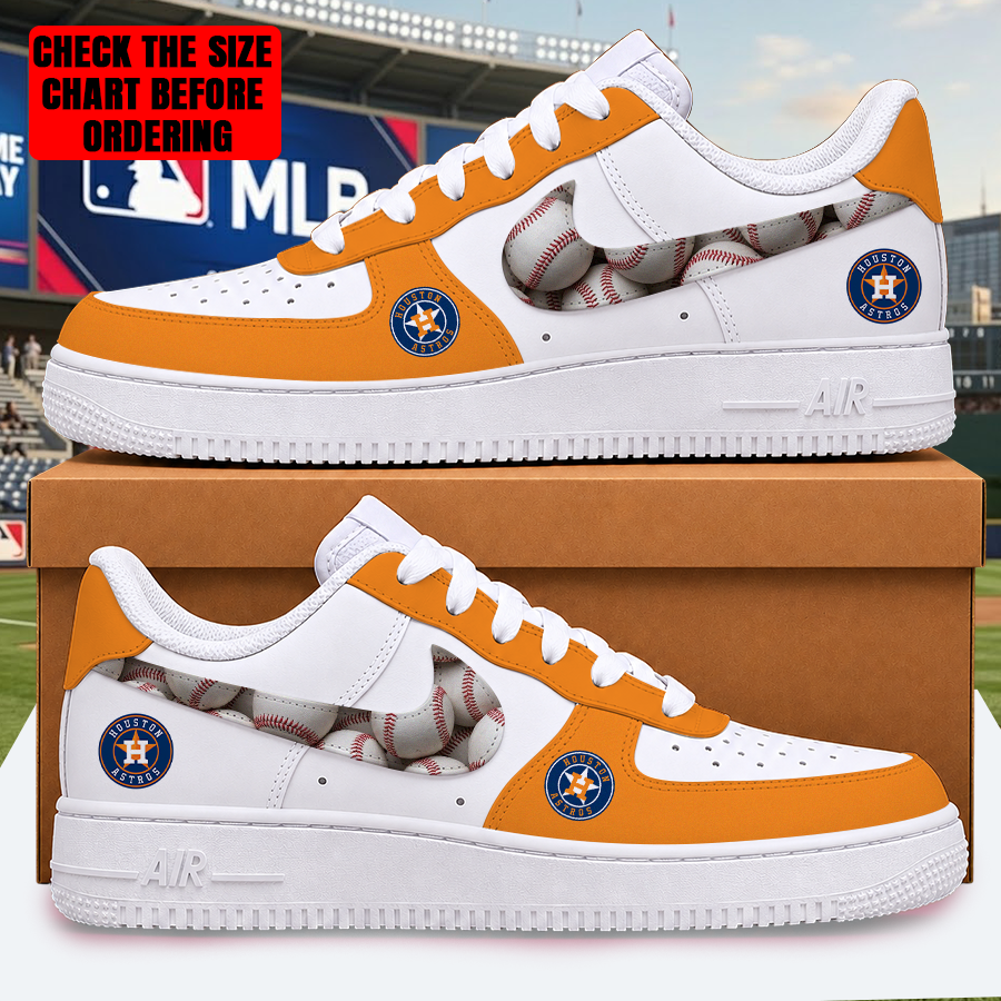 [FLASH SALE] NEW CUSTOMIZED MLB10 HAS HOUSTON ASTROS AF1 SHOES